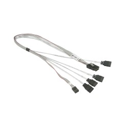 Supermicro MiniSAS to 4x SATA 51/51cm Cable (CBL-0097L-03)