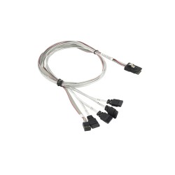 Supermicro MiniSAS to 4x SATA 70/70cm Cable (CBL-0237L-01)