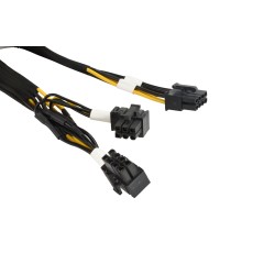 Supermicro Motherboard to 8-Pin + 6-Pin Right Angle PCIe 30cm GPU Cable For GeForce 4 (CBL-PWEX-0792)