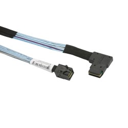 Supermicro Right Angle MiniSAS to Straight Angle MiniSAS HD 85cm Cable (CBL-SAST-0701)