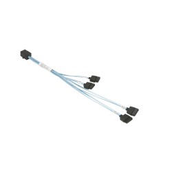 Supermicro MiniSAS HD to 4 SATA 13/13/23/23cm Cable (CBL-SAST-0703)