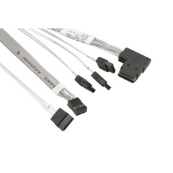 Supermicro MiniSAS to 4 SATA 55/55/55/55cm with Sideband Cable (CBL-SAST-0880)