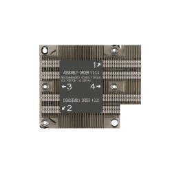 Supermicro 1U Passive CPU Heat Sink Socket LGA3647-0 (SNK-P0067PD)