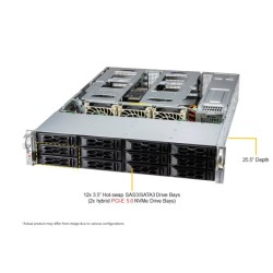 Supermicro 2U CloudDC SuperServer (SYS-521C-NR)