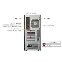 Supermicro Mid-Tower SuperWorkstation (SYS-532AW-C)
