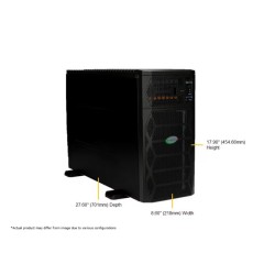 Supermicro Liquid-Cooled Tower/5U Rackmount AI GPU Workstation (SYS-751GE-TNRT)